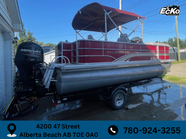 2013 Sylvan Mirage 8520 Pontoon Boat w/115hp Mercury Outboard