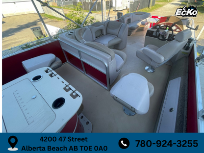 2013 Sylvan Mirage 8520 Pontoon Boat w/115hp Mercury Outboard